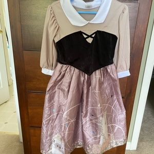Girls small sleeping beauty little adventures dress up dress